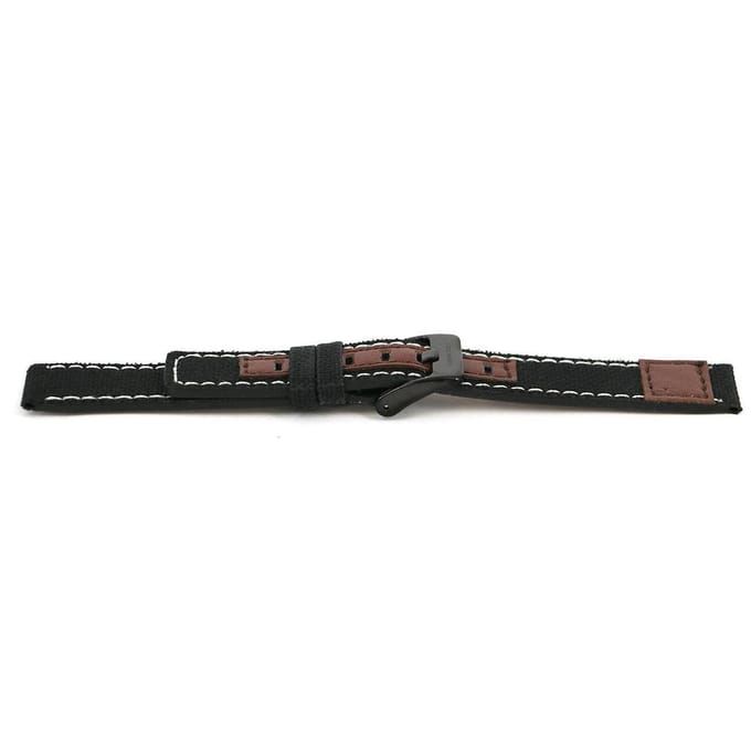 Coolwatch Horlogeband CS.245 - Kids - 16 mm - Zwart Bruin