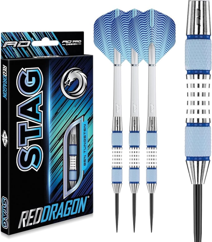 Tungsten Darts 21g tot 30g met Flights en Stems