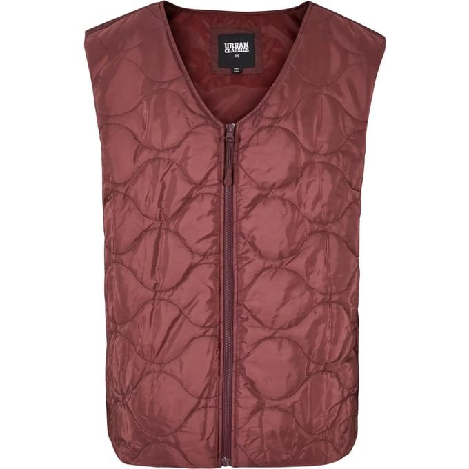 Urban Classics Zipped Gilet Cherry Größe: S | Bodywarmer Outlet | Herren