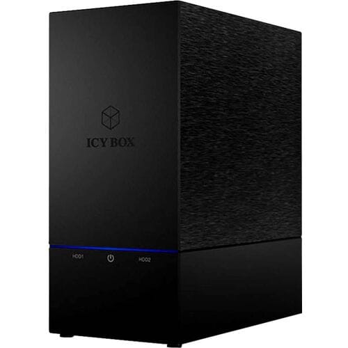 ICY BOX IB-RD3621U3 RAID enclosure for 2x HDD with USB 3.0 Type-A interface and fan