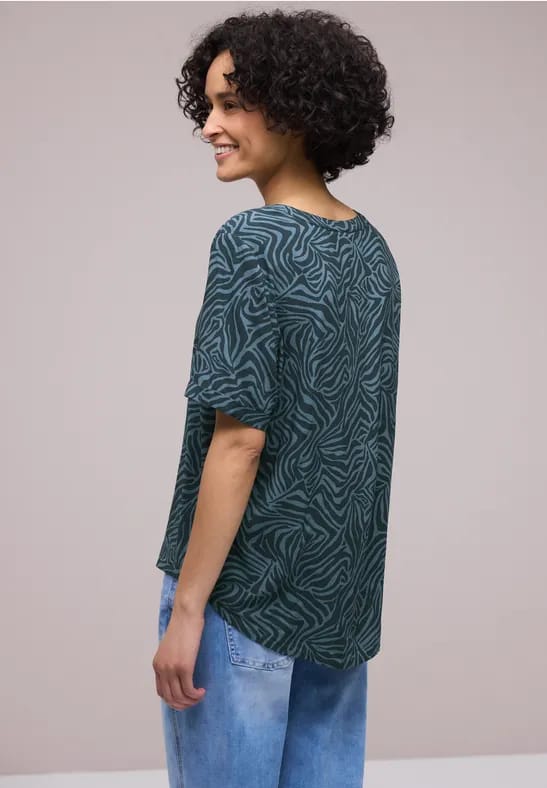 Blouse met omslag