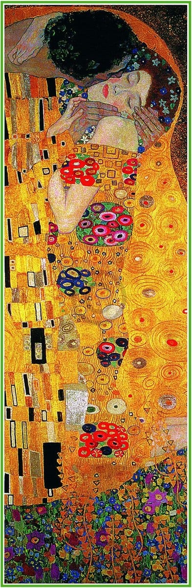 Kunstdruk Gustav Klimt - Acqua Mossa 50x138cm