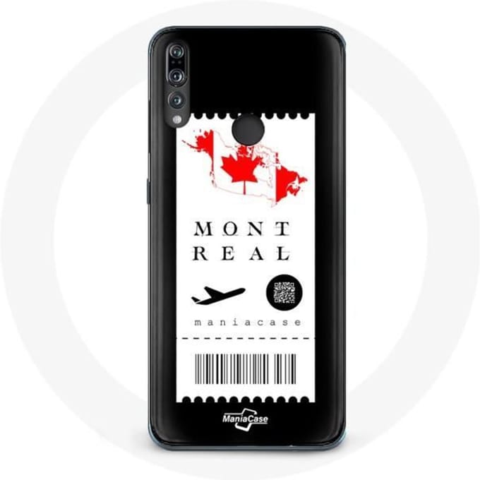 Coque pour Huawei P30 Lite - Billet d'avion - Souple - Noir - Protection - Mixte