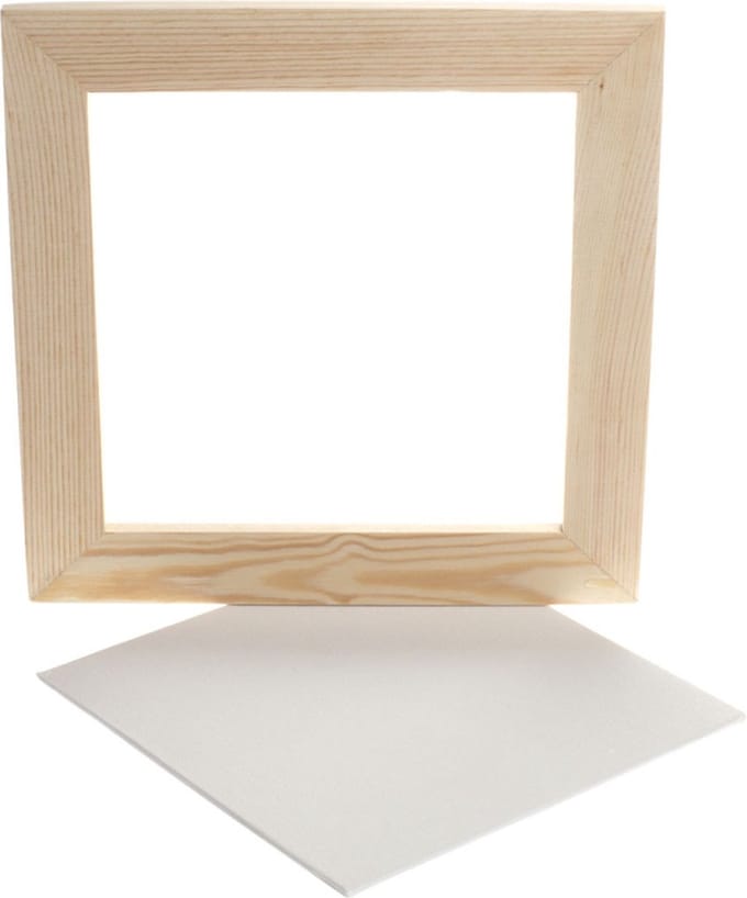 CC Canvas Paneel met Lijst 25,8x25,8 cm