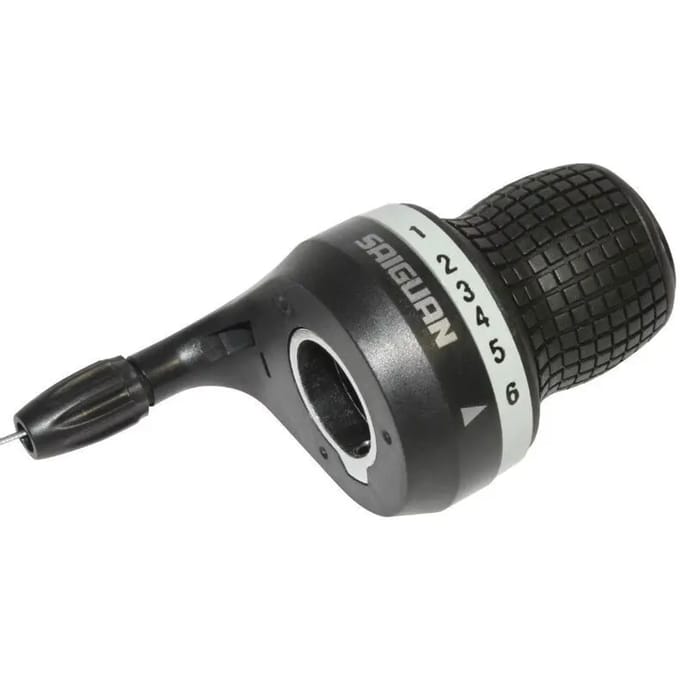 Bike shifter met draaigreep P2R Gripshift Indexe 6 V