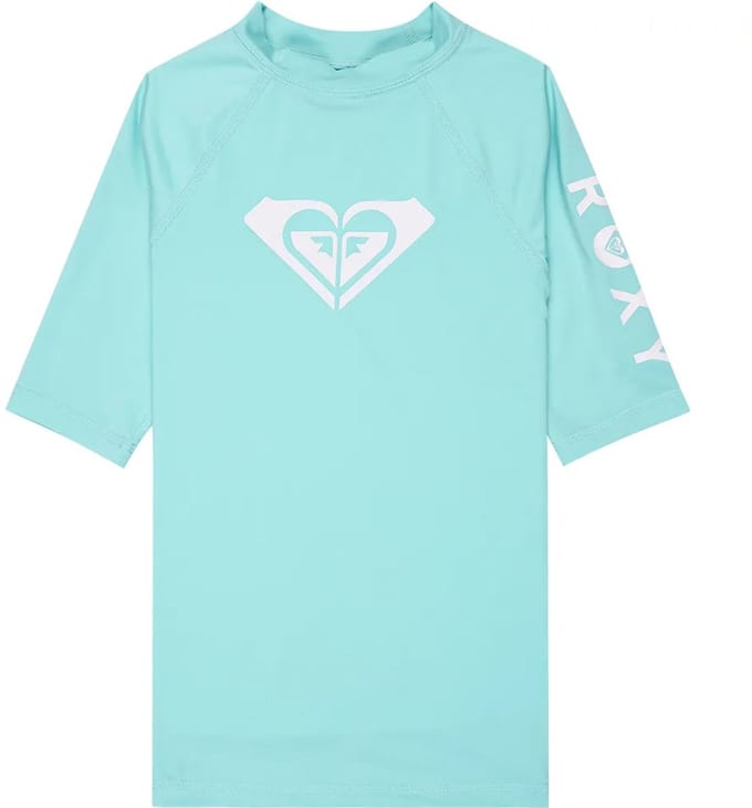 Roxy Ergwr03491 Whole Hearted Korte Mouw Rash Guard Blauw 16 Years Meisje