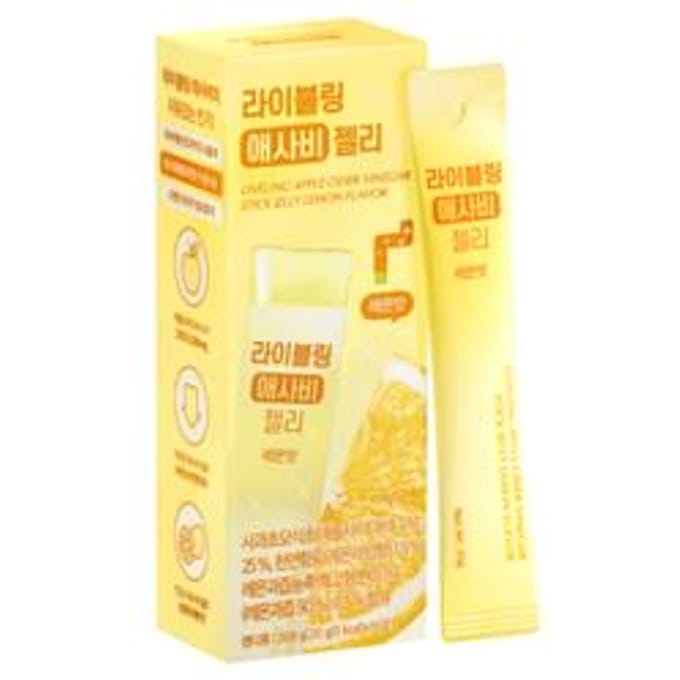 LIVELING Apple Cider Vinegar Stick Jelly - 2 Types Lemon Flavor