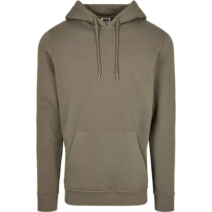 Urban Classics - Organic Basic Hoodie/trui - 2XL - Groen