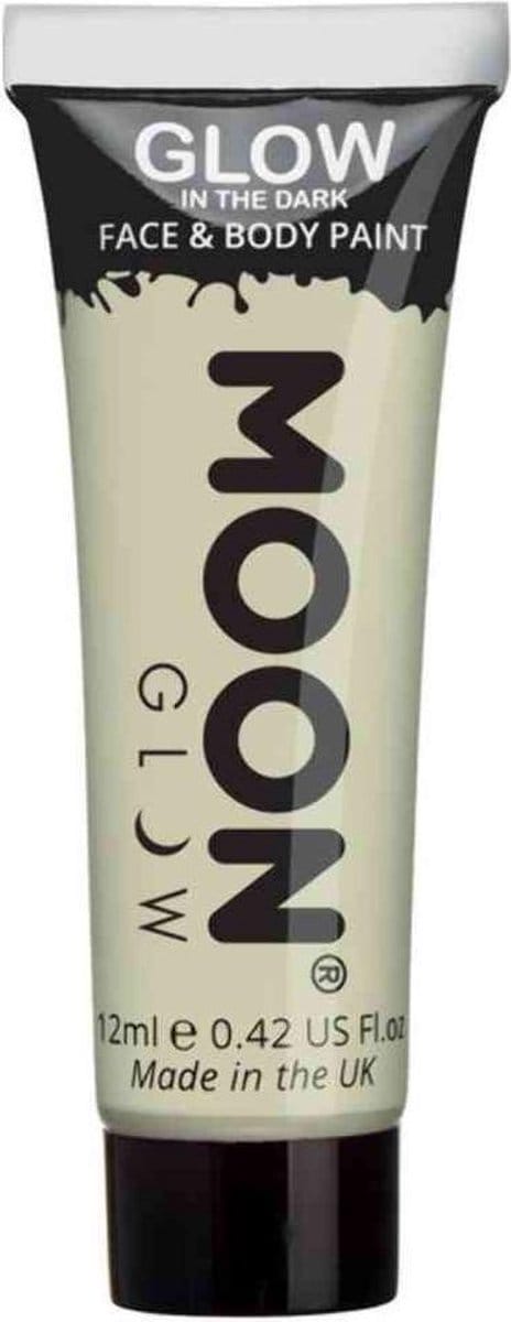 Moon Creations - Moon Glow - Glow In The Dark Schmink - Wit