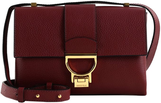 COCCINELLE Leren schoudertas Arlettis Handbag Ribes (rood)paars