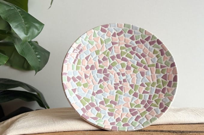 Little Creations DIY Mozaïek Schaal Pastel - Creatief Knutselpakket.