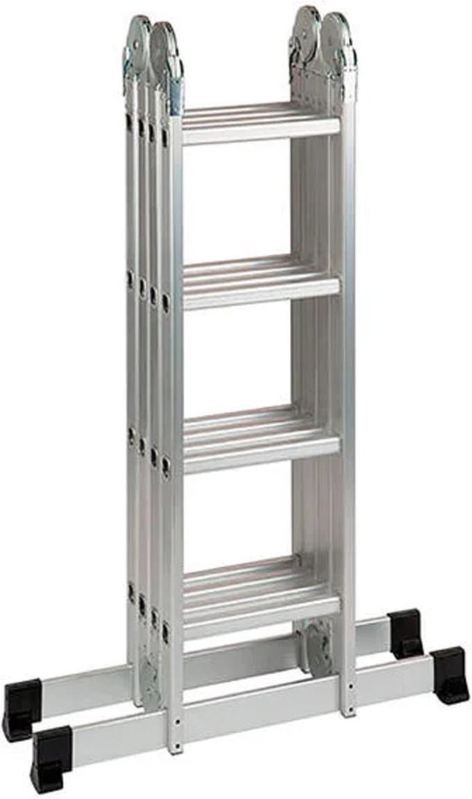 Escalo vouwladder 4x4 sporten 2 stabilisatoren