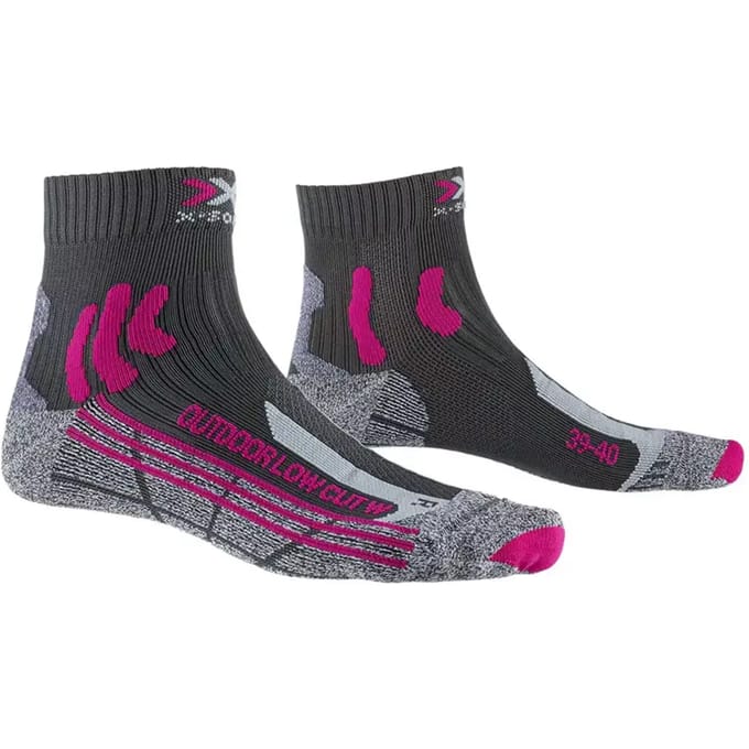 X-socks Wandelsokken Outdoor Low Polyamide Antraciet Maat 35/36