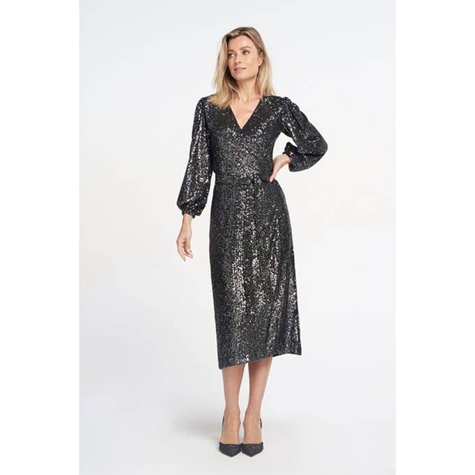 Ibana Mojito Anthracite Taglia: 34 | Abiti Midi Outlet | Donna