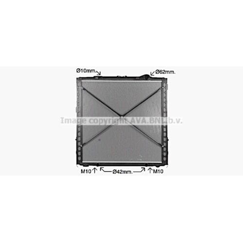 Radiator, motorkoeling HIGHWAY AUTOMOTIVE DF2098