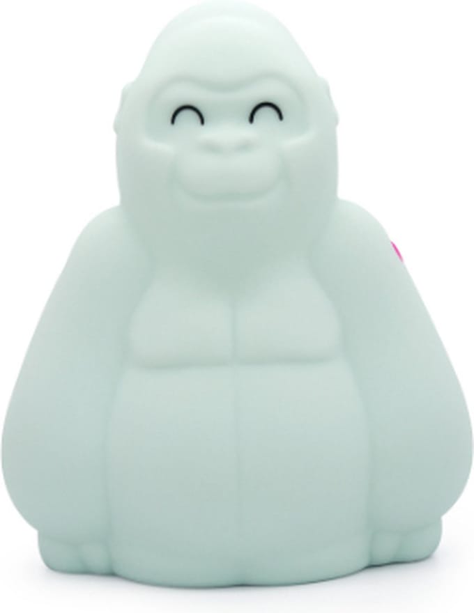Dhink oplaadbaar siliconen nachtlampje Gorilla blauw