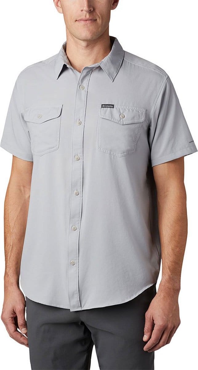 Columbia Utilizer™ Ii Solid Overhemd Met Korte Mouwen Grijs L Man