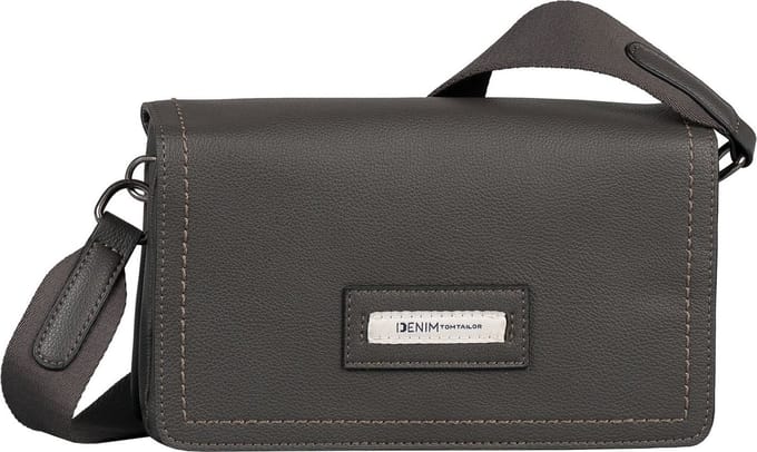 TOM TAILOR Schoudertas Suzan Flap Bag Dark Grey Antraciet