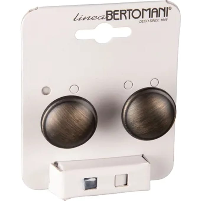 Bertomani Meubelknop - Zamak - Verbronsd - Rond - 30mm - Set Van 2
