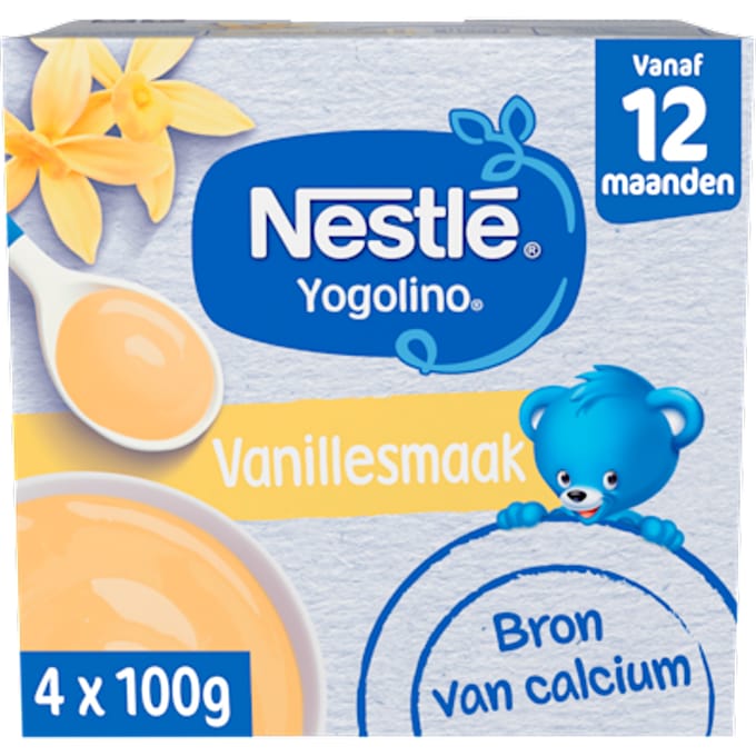 12+ Yogolino toetje vanille