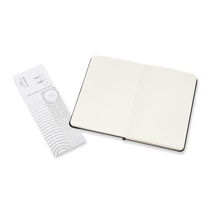 Carnet de notes Moleskine Art Collection Watercolor à couverture rigide, format de poche, noir ARTMM805 noir