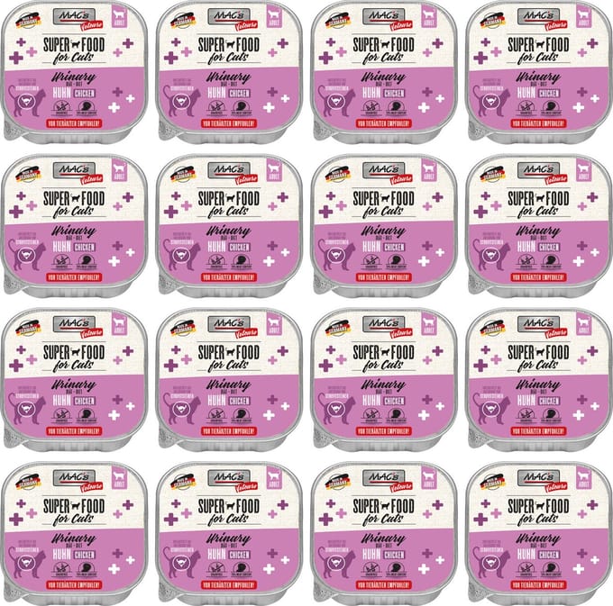 MAC’s Vetcare Urinary Kattenvoer - 70% Kippenvlees - 16 x 100g