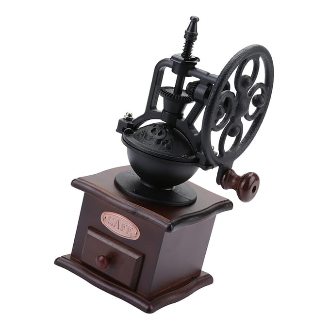 Handmatige Koffiebonenmolen Handmolen Peper Specerij Huis-Maalmachine black