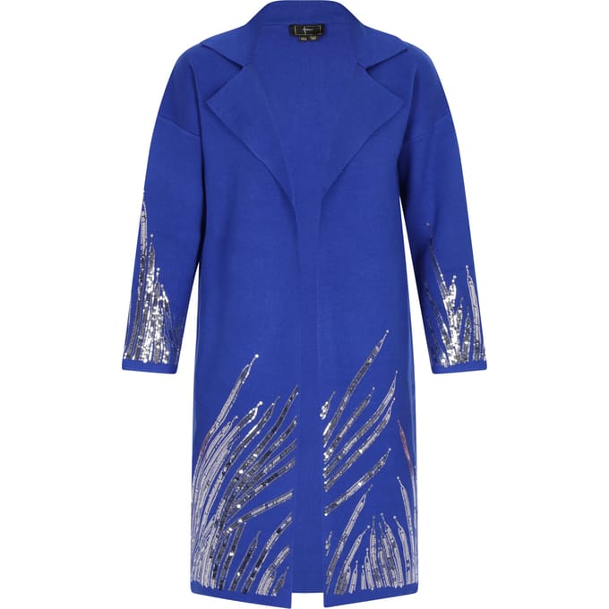 Faina Vest Dames blauw