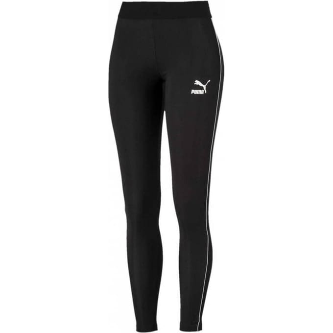 Puma Classics Rib Legging Casual Zwart Strak - Dames