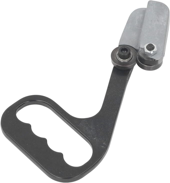 Aluminium Plaatschaar - Handmatige Schaar - Metaal Snijden - Gebogen Handvat - Compact - Zilver