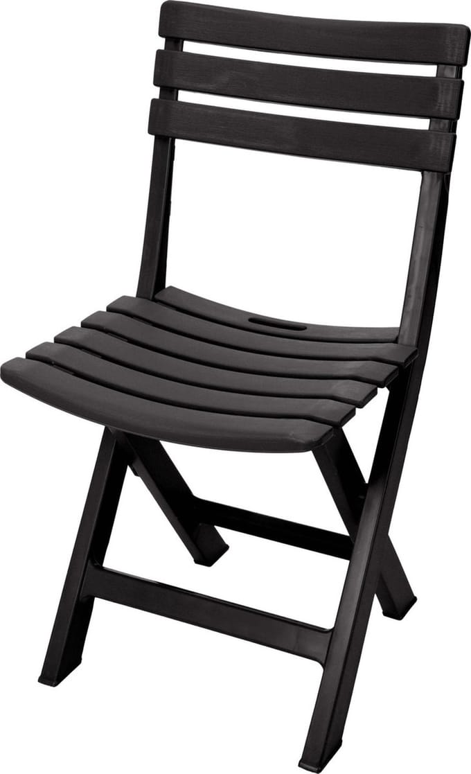 Pro Garden - Tuinstoel Komodo - L42 x B37 x H80 cm - Antraciet