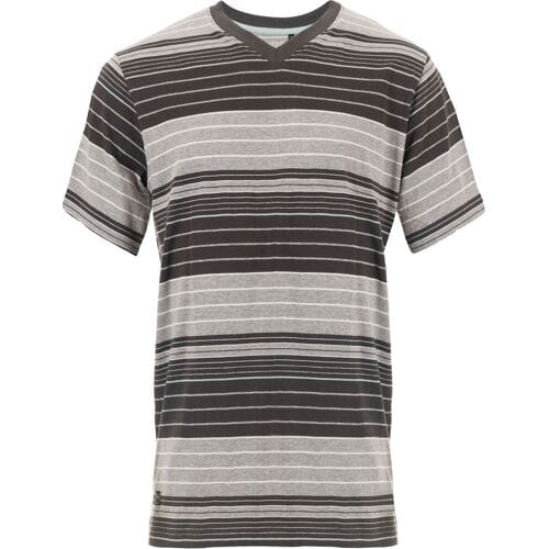 T-shirt Pastunette - Gestreept - Katoen - Grijs - Maat M