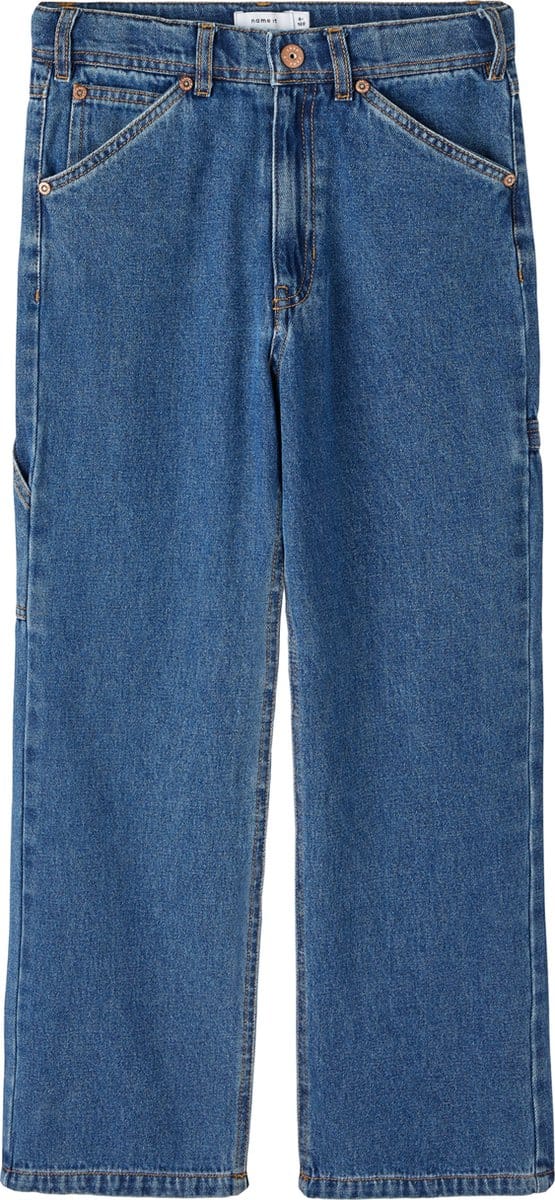 Name it Jongens Straight Jeansbroek Ryan Dark Blue Denim - 146