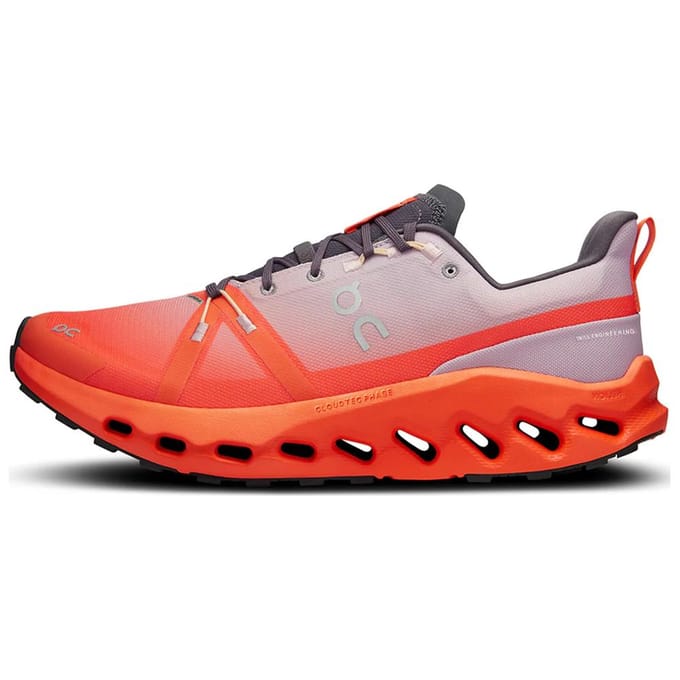 On Running Cloudsurfer Trail Waterdichte Mauve Flame (Dames) Damessneakers 3WE10291906 39 gray