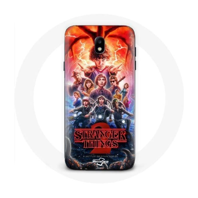 Samsung Galaxy J3 2017 hoesje Stranger Things poster seizoen 2