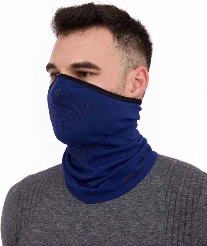 Brubeck Halve Bivakmuts / Half Balaclava – Seamless, Ademend & Ventilerend – Night Donkerblauw S/M – Unisex