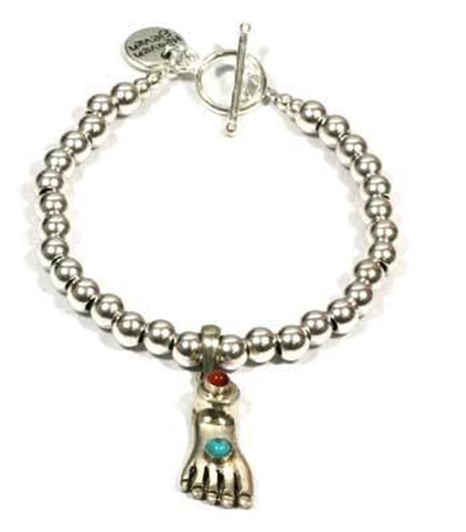 Heaven Eleven - edelstaal met 925 zilver buddha handje