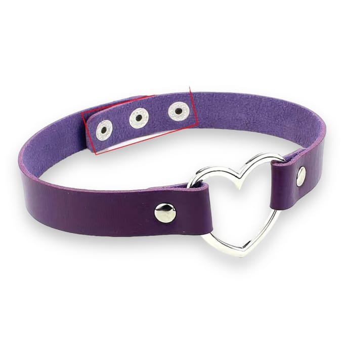 Sexy Punk Style Choker In Het Paars