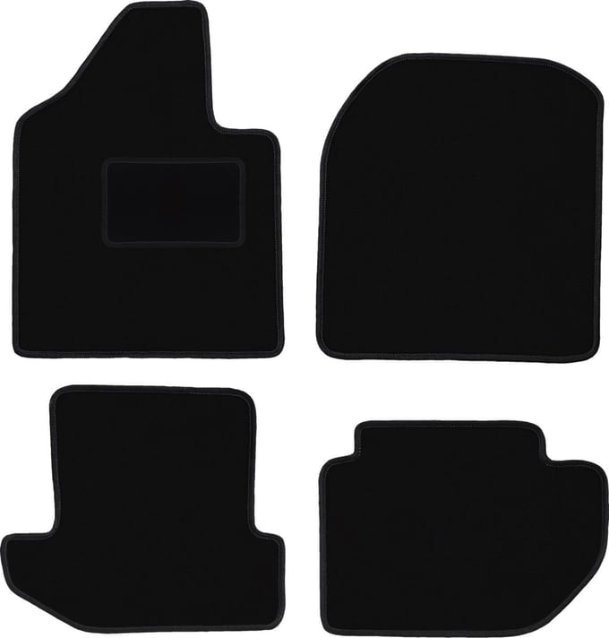 Zwarte veloursmatten voor: Suzuki Samurai off-road (1981-1998)