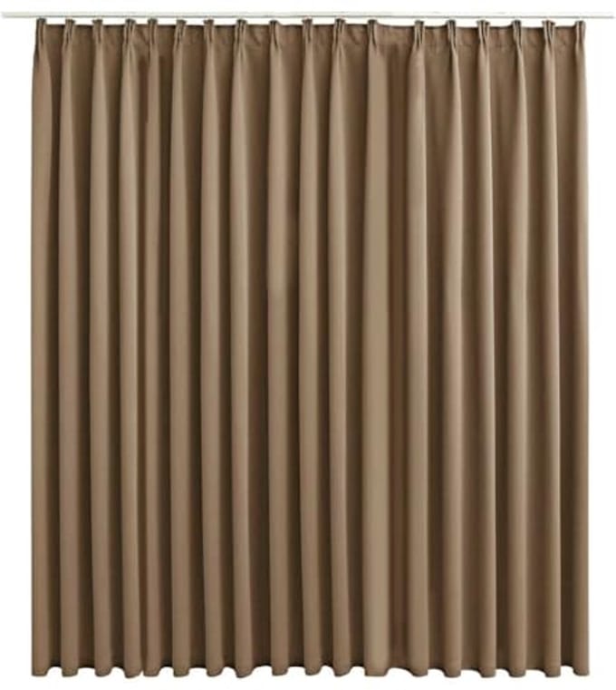 Opaak Gordijn met Haken - 290 x 245 cm