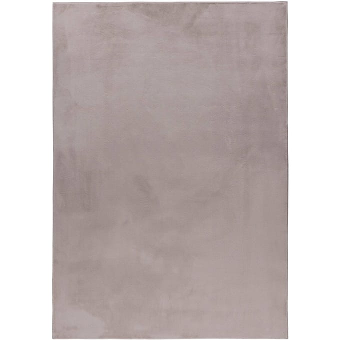 Hoogpolig vloerkleed, effen kleur - beige, vloerkleed voor de woonkamer, katoenen achterkant, afmeting: 240 x 340 cm