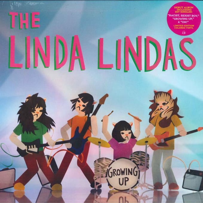 LP Plaat LINDA LINDAS - Growing Up 78751 Epitaph 2022 Europa Rock pink