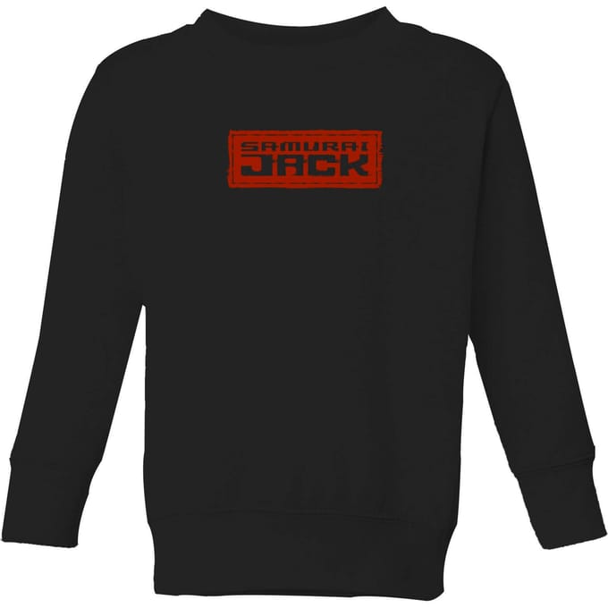 Samurai Jack Classic Logo Kids' Sweatshirt - Black - 98/104 (3-4 jaar)
