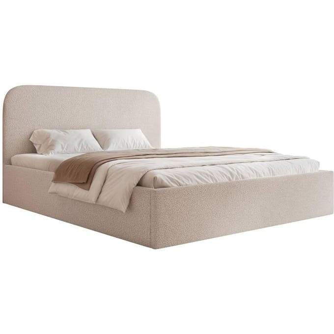 Bedframe Fia 140x200 bouclé met opbergruimte | NADUVI Collection