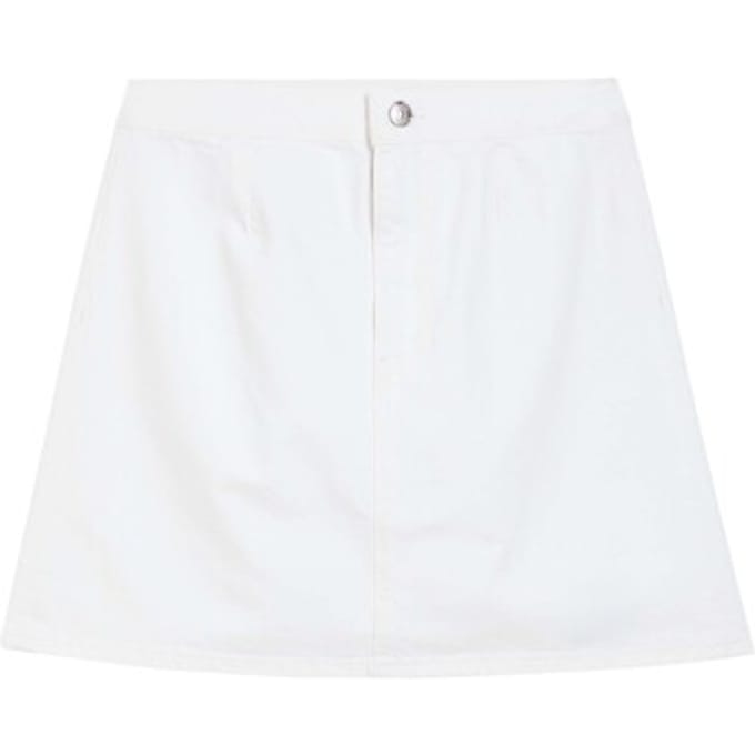 Jeansrok met knoopsluiting