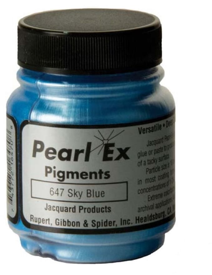 Jacquard pigment speelgoed Pearl Ex 21 gr luchtblauw creatief.