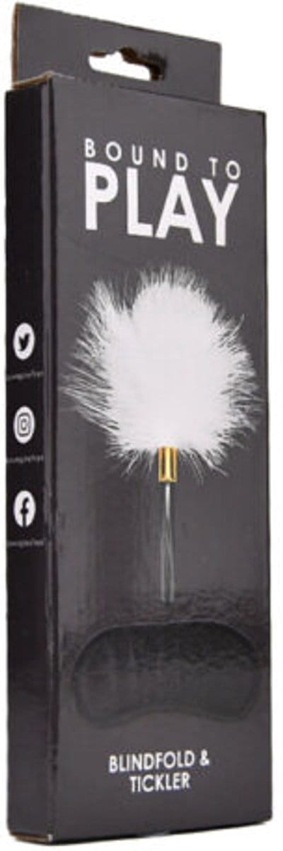 Masker en Feather Kietelaar Play Bondage Set - N12171