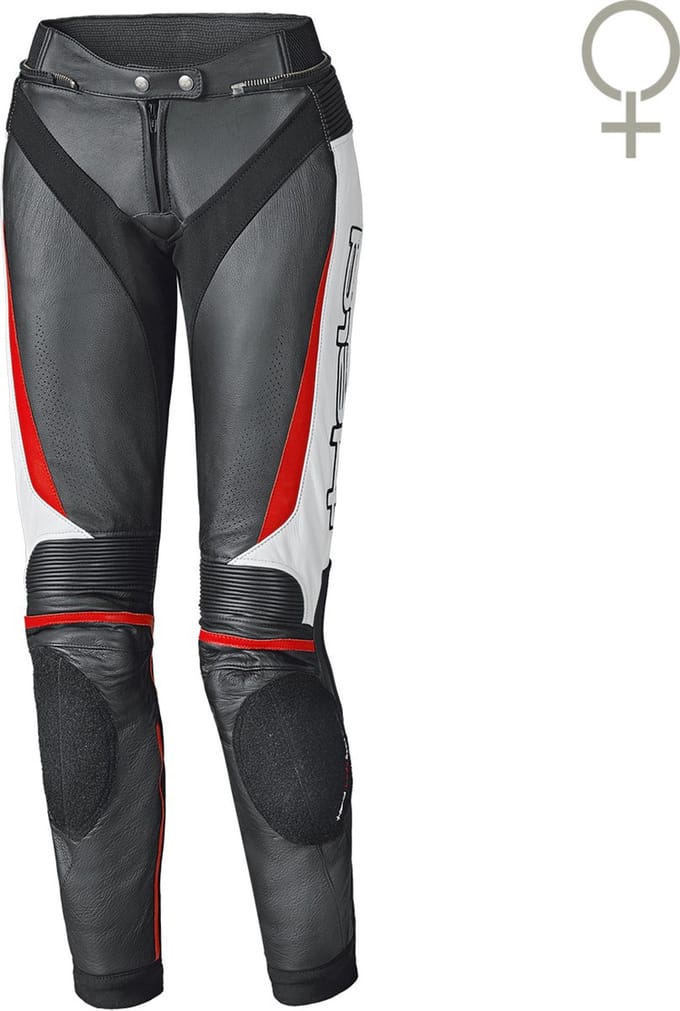 HELD LANE II Sport Motorbroek dames Zwart-Wit-Rood 46 D