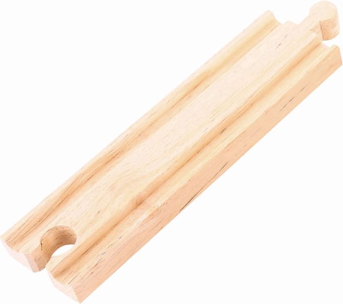 Bigjigs - Rails - Rechte stukken - Middel - 4dlg.