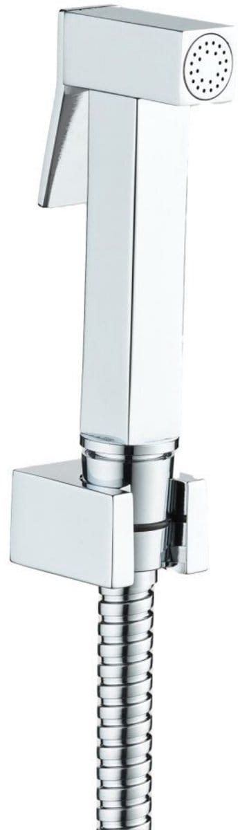 ALONI Design set WC-(bidet) sproeier vierkant – chroom